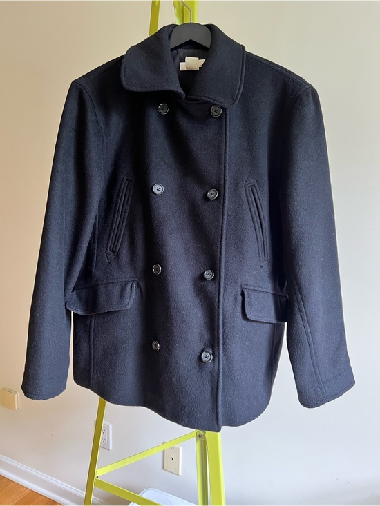 J. Crew Jackets & Blazers - Women’s Black J. CREW Peacoat Wool & Cashmere size M